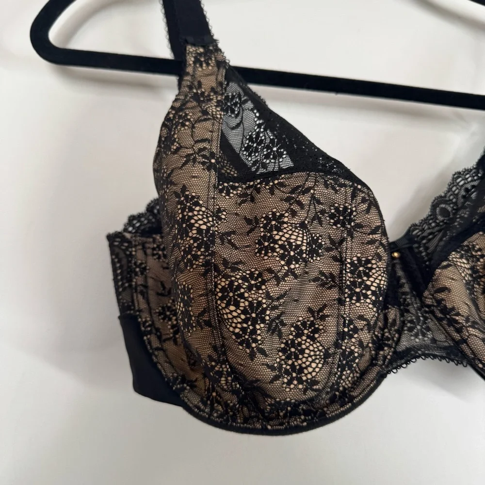 Elomi Bra 34I Tia Underwire Bandless Lace